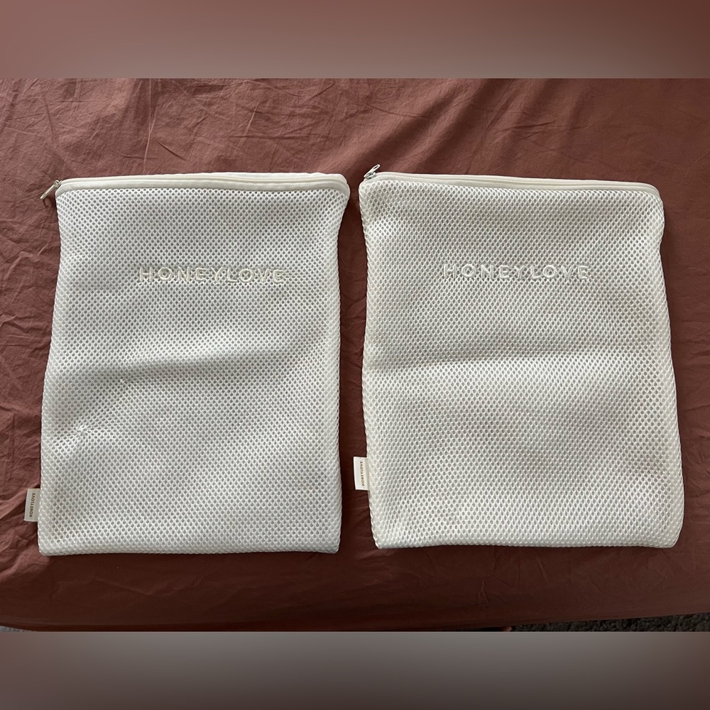 Honeylove Mesh Intimates Laundry Wash Bags Delicates Lingerie Zip Bag (2 bags)